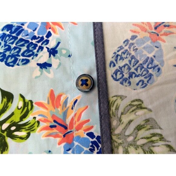 MBX Paradise Shirt Short Sleeve Premium Goods Tropical Button Down Mens L - Picture 11 of 16